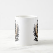 Mug Regal Egyptian Black Cat Art (Centre)