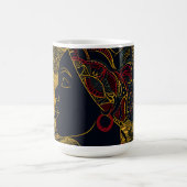 Mug Regal Elegance : Reine afro-américaine (Centre)