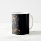 Mug Regal Gold King of Spades Coffee Mug. (Devant droit)