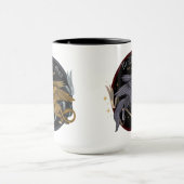 Mug Regal Gold & Silver Griffin (Centre)