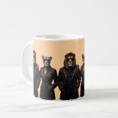 Mug Regal Lion & Lioness Power Couple in Ethnic  (Devant gauche)