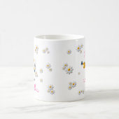 Mug Regal Unicorn Princess Crown Rhinestones & Daisies (Centre)