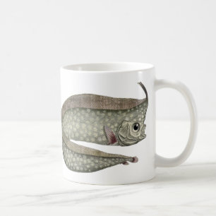 Mug Régale Crêté, Poisson, Vie Marine Aquatique Vintag
