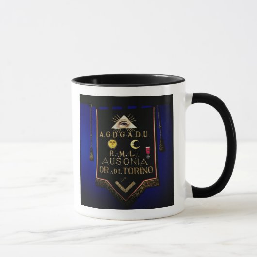 Mug Régalia maçonnique, de l'ordre de Turin (Droite)