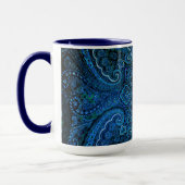 Mug Regard Bostalgique Paisley Bleu (Gauche)