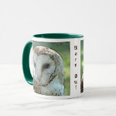 Mug Regard de hibou de grange (Devant gauche)