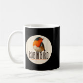 Mug Regard d'oiseau Robin rouge (Gauche)