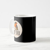 Mug Regard d'oiseau Robin rouge (Devant gauche)