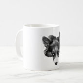 Mug regard doux corgi calme (Devant gauche)