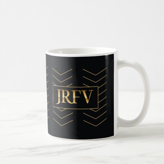 Mug Regard en or de cascade de chevrons JRFV (Droite)