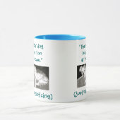 Mug Regard Snarly drôle de lion de chien (Centre)