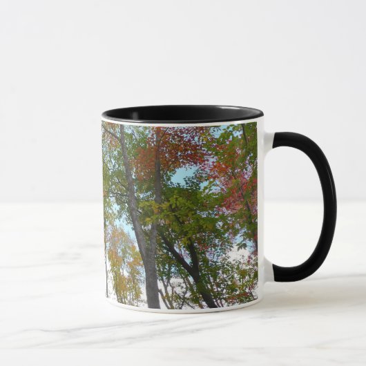 Mug Regard sur les feuilles d'automne I Colorful Fall (Droite)
