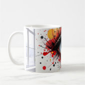 Mug Regard surréaliste éclaboussé (Gauche)