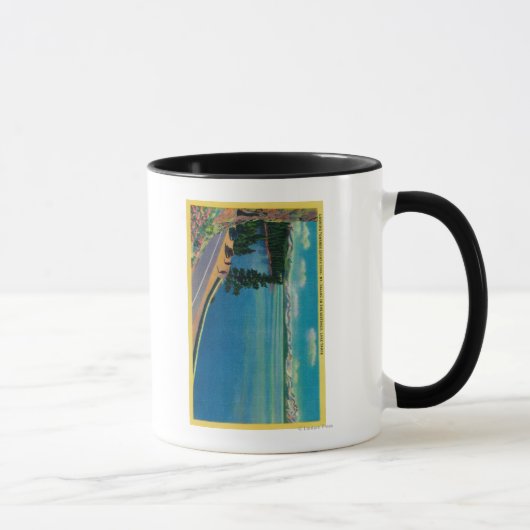 Mug Regard vers Zephyr Cove, Mt Tallac in (Droite)