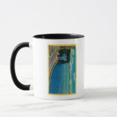 Mug Regard vers Zephyr Cove, Mt Tallac in (Gauche)