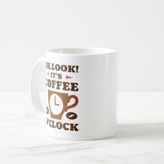 Mug Regarde ! C'est le café O'Clock (Devant gauche)