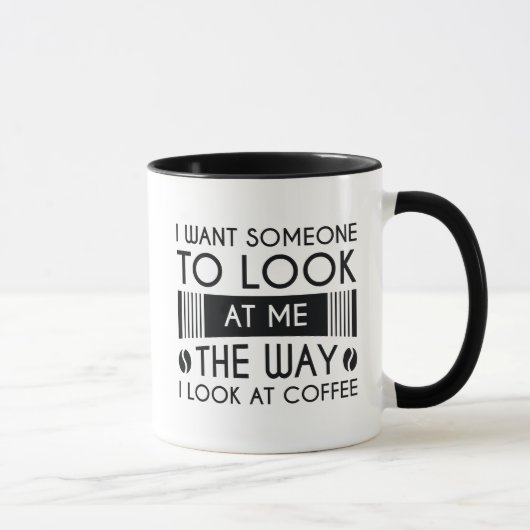 Mug Regarde le café (Droite)