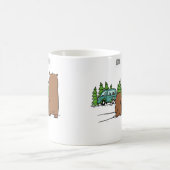 Mug Regarde Un Menu Ours Drôle De Camping (Centre)