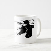 Mug Regarder le câblage - Quiet encré (Devant droit)
