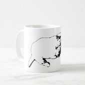 Mug Regarder le câblage - Quiet encré (Devant gauche)