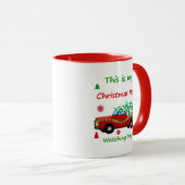 Mug Regarder le film de Noël (Devant droit)