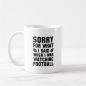 Mug Regarder le football (Gauche)