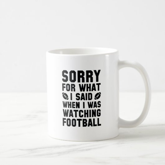 Mug Regarder le football (Droite)