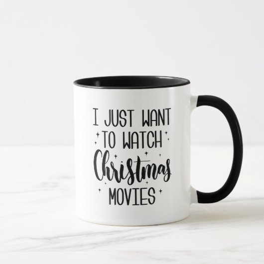 Mug Regarder les films de Noël (Droite)