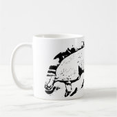 Mug Regarder Terrier douillet sur le lit d'hiver (Gauche)