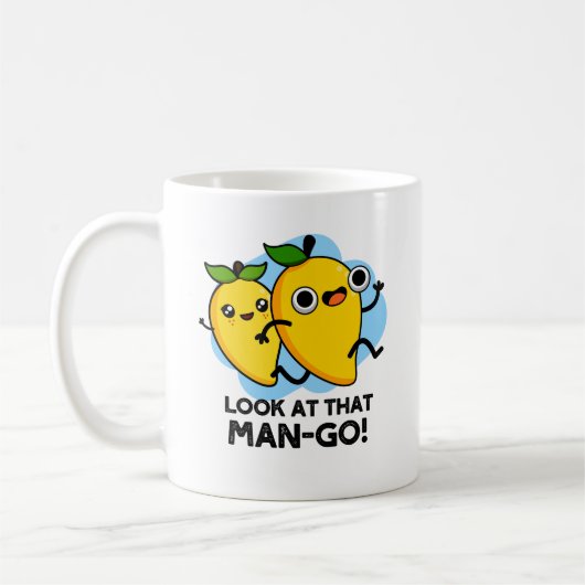 Mug Regardez Ce Jeu De Fruits Drôle De L'Homme (Gauche)