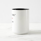 Mug Regardez-vous courir un marathon (Centre)