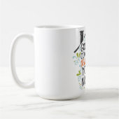 Mug Regards floraux : Bonne chance Convaincre de nouve (Gauche)