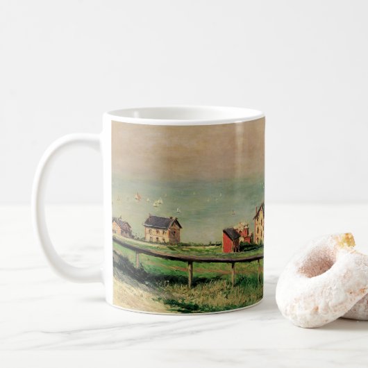 Mug Régate à Villerville par Gustave Caillebotte (Avec donut)