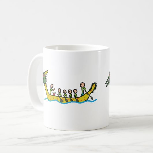 Mug Régate de dragon (Devant gauche)