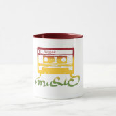 Mug reggae de bande de rasta (Centre)