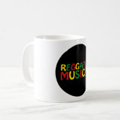 Mug Reggae Musique design, reggae art (Devant gauche)