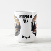 Mug Régime de retraite Coupe du café de pêche (Centre)