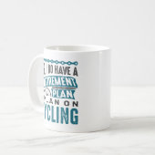 Mug Régime de retraite Cyclisme (Devant gauche)
