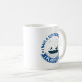 Mug Régime de retraite Pêche (Devant droit)