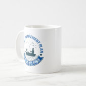 Mug Régime de retraite Pêche (Devant gauche)