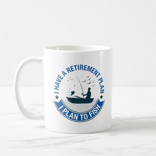 Mug Régime de retraite Pêche (Gauche)