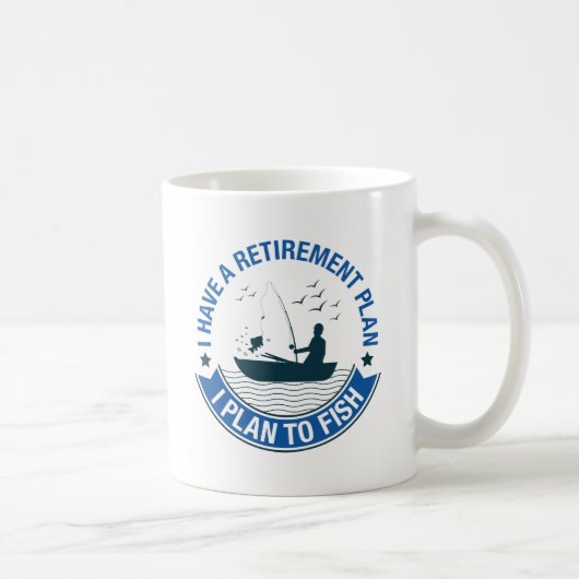 Mug Régime de retraite Pêche (Droite)