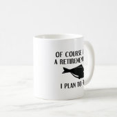 Mug Régime de retraite Pêche (Devant droit)