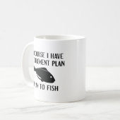 Mug Régime de retraite Pêche (Devant gauche)