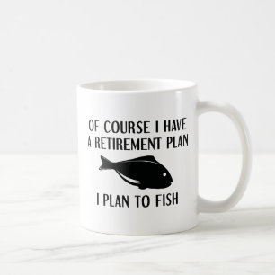 Mug Régime de retraite Pêche