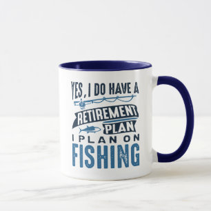 Mug Régime de retraite Pêche