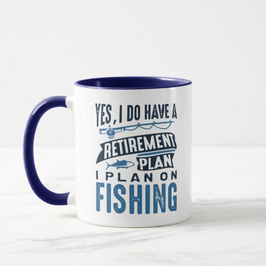 Mug Régime de retraite Pêche (Gauche)