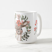 Mug Région boisée Cuties - cerf commun doux (Devant droit)