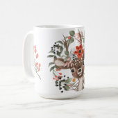 Mug Région boisée Cuties - cerf commun doux (Devant gauche)