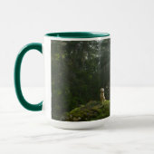 Mug Région boisée de pin du chien | de golden (Gauche)